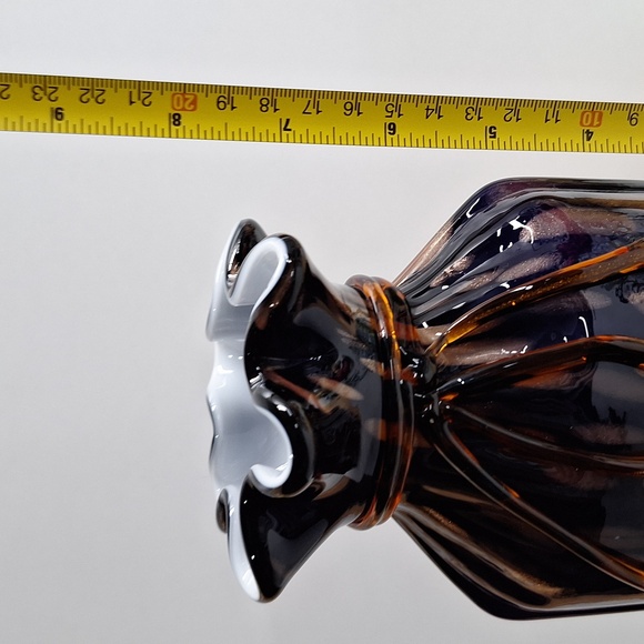 #AFE  Handblown Glass wheat sac vase flowers not included - Picture 7 of 7